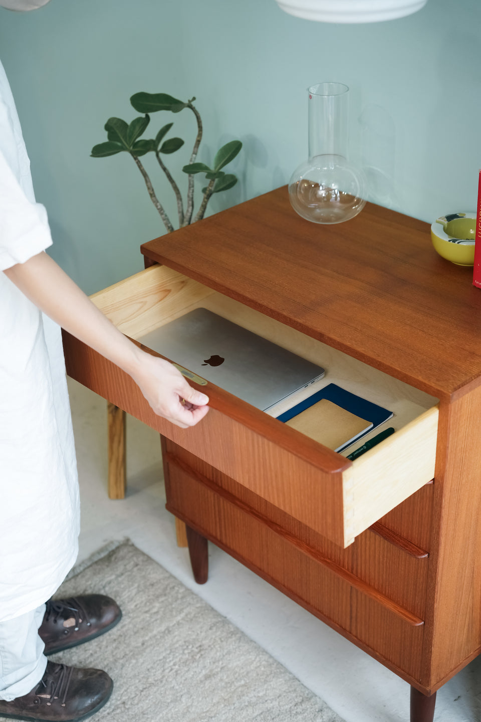 Danish Vintage 4drawer Chest Teakwood/デンマークヴィンテージ 4段チェスト チーク材 北欧家具