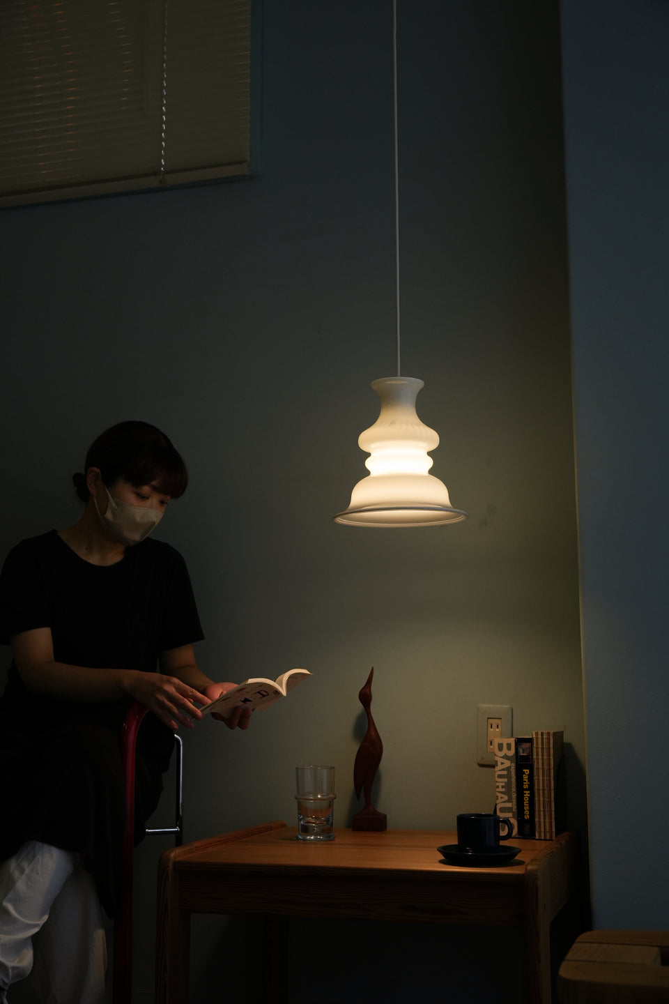 Holmegaard Pendant Light Bibliotek Danish Vintage/ホルムガード ペンダントライト シセ・ヴェアナー ガラス 照明 デンマーク 北欧デザイン