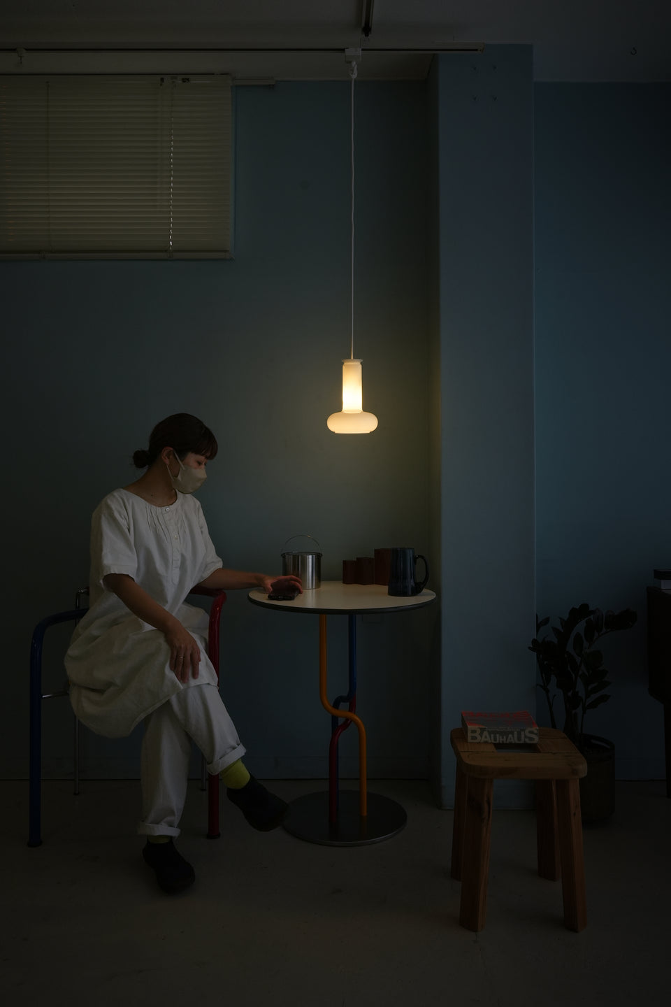 Holmegaard Pendant Light Blues Small Danish Vintage/デンマークヴィンテージ ホルムガード ペンダントライト ブルース シセ・ヴェアナー 北欧インテリア