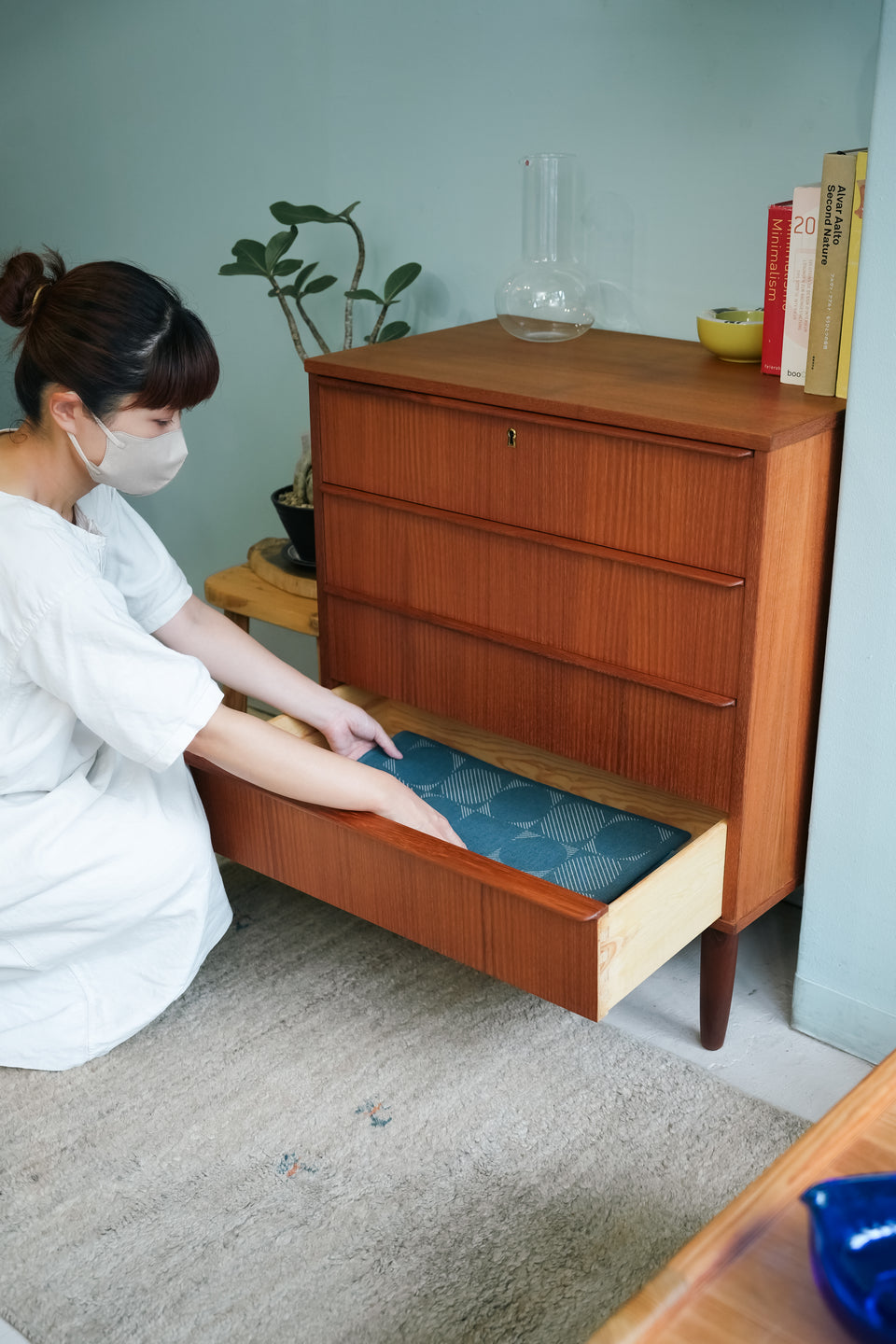 Danish Vintage 4drawer Chest Teakwood/デンマークヴィンテージ 4段チェスト チーク材 北欧家具