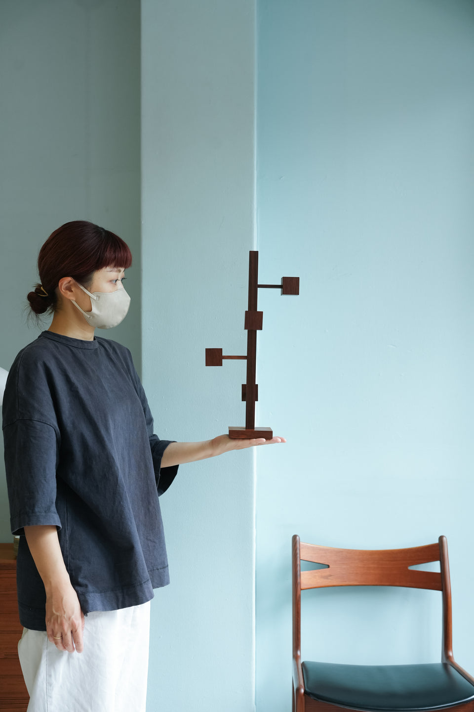 Danish Vintage Rosewood Candle Holder Stand/デンマークヴィンテージ キャンドルホルダー スタンド ローズウッド材 北欧インテリア