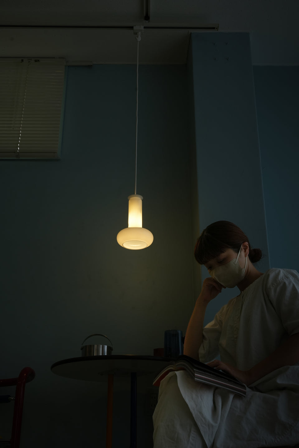 Holmegaard Pendant Light Blues Small Danish Vintage/デンマークヴィンテージ ホルムガード ペンダントライト ブルース シセ・ヴェアナー 北欧インテリア