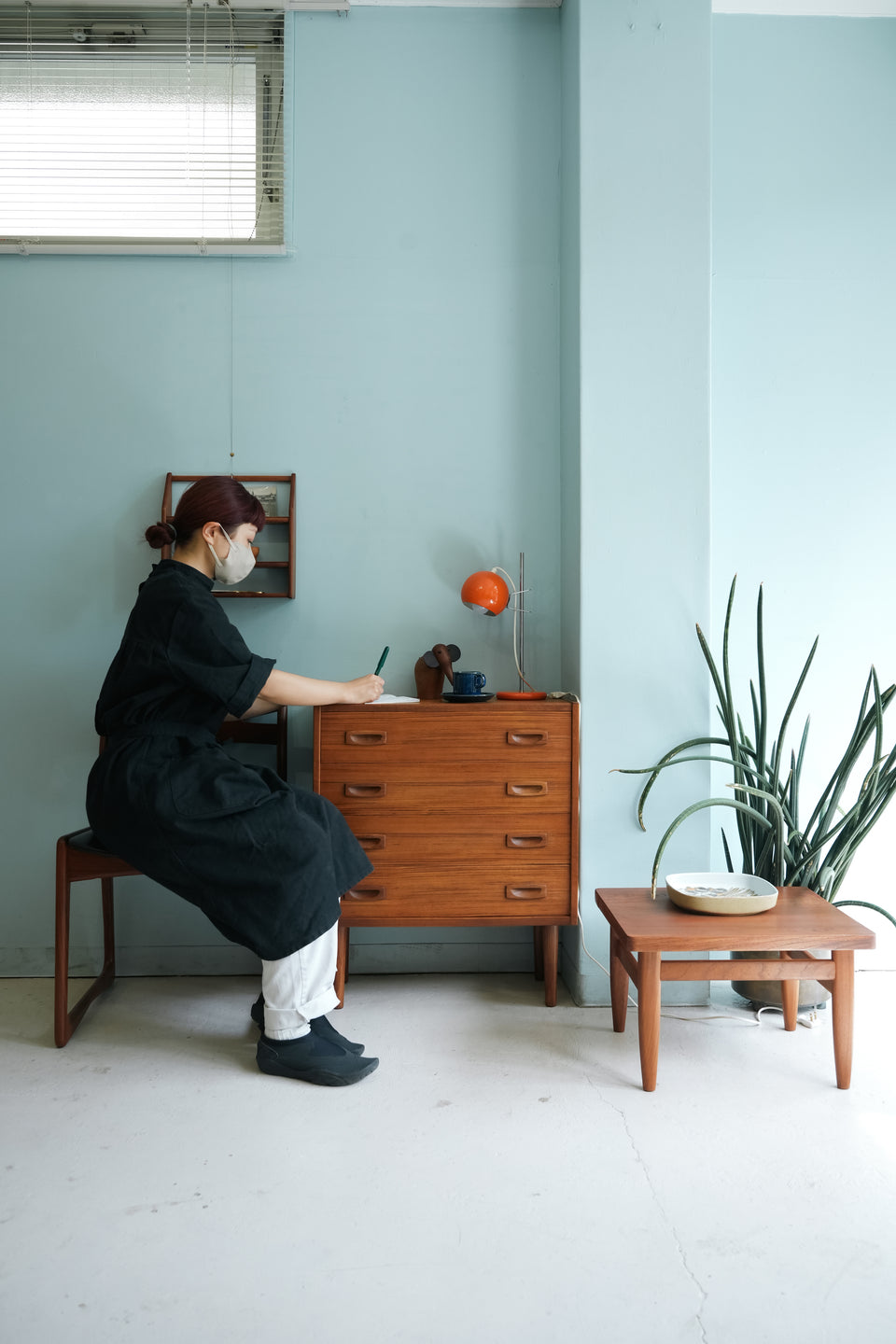 Danish Vintage Teakwood 4drawer Chest/デンマークヴィンテージ 4段チェスト チーク材 収納 北欧家具