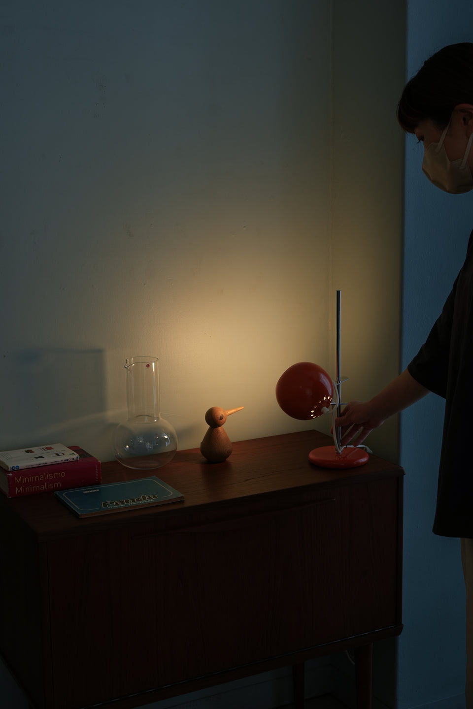 Danish Vintage Abo Randers Ball Table Lamp/デンマークヴィンテージ アボランダース ボールランプ テーブルランプ 照明 北欧インテリア