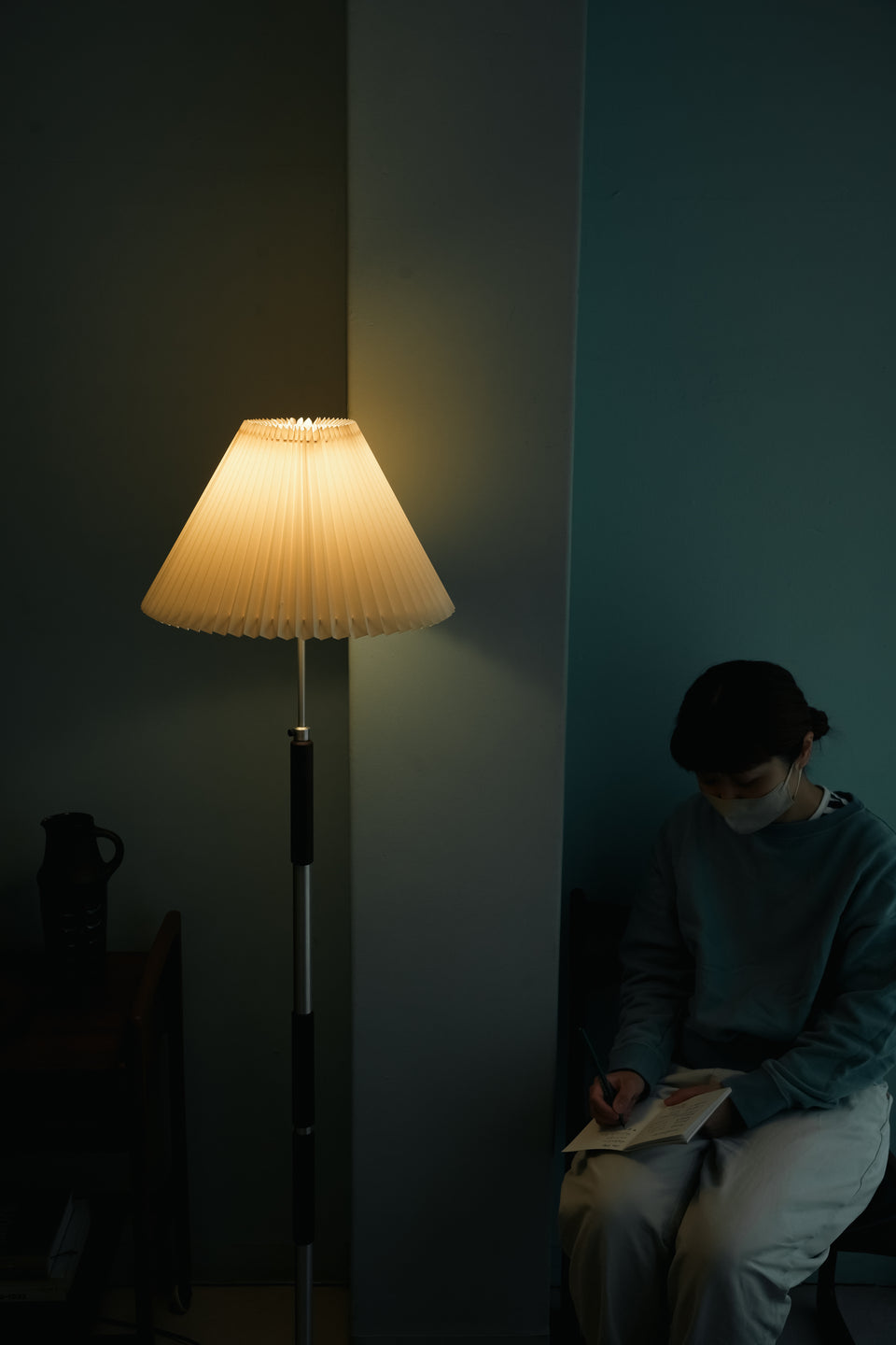 Danish Vintage Floor Stand Light Rosewood × Metal/デンマークヴィンテージ フロアスタンドライト ローズウッド材 照明 北欧インテリア