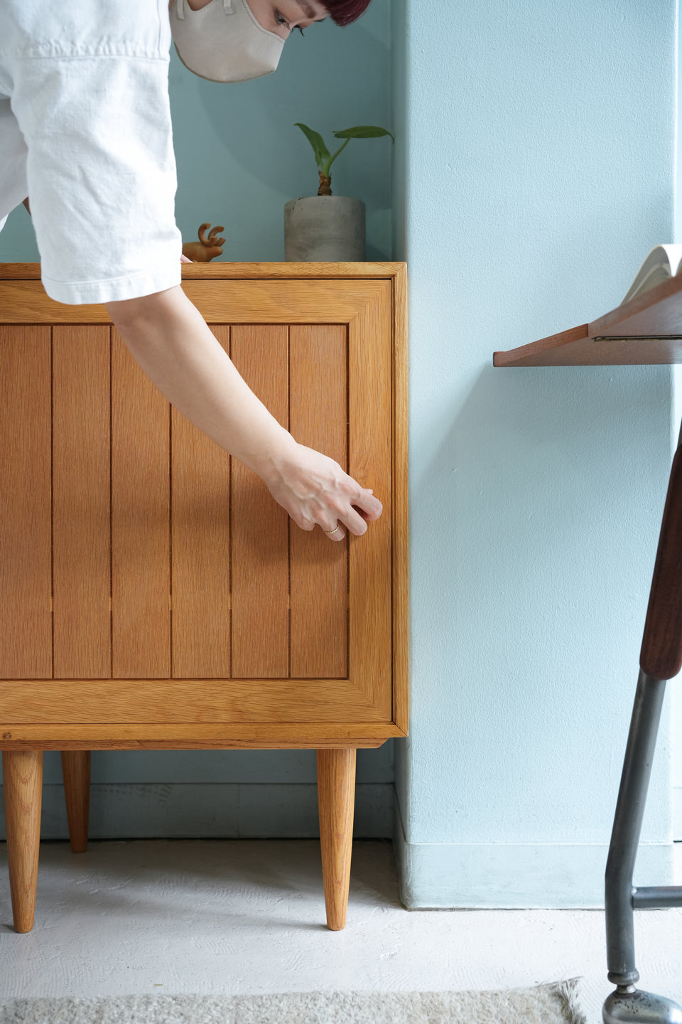 HG Møbler Oakwood Small Cabinet Rud Thygesen & Johnny Sorensen/デンマークヴィンテージ HGモブラー スモールキャビネット オーク材 収納 北欧家具