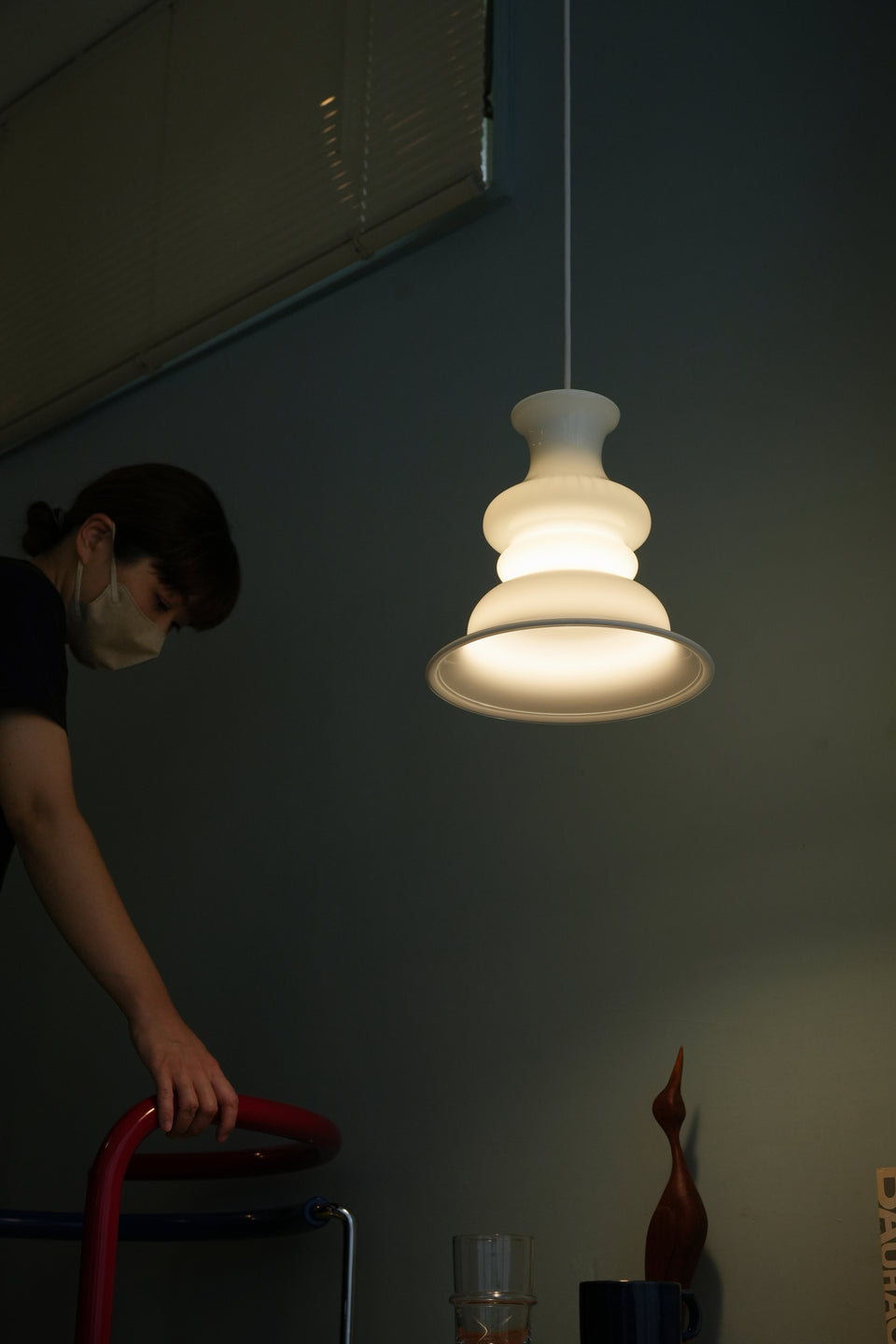 Holmegaard Pendant Light Bibliotek Danish Vintage/ホルムガード ペンダントライト シセ・ヴェアナー ガラス 照明 デンマーク 北欧デザイン