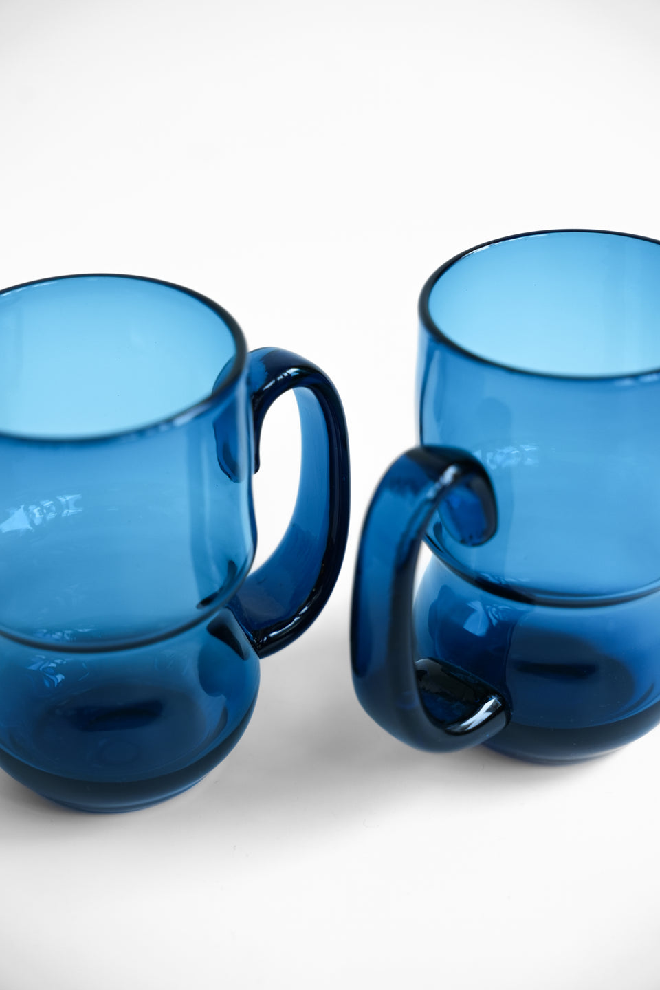 Bertil Vallien Blue Glass Mug Åfors/バーティル・ヴァリーン マグ 北欧ガラス スウェーデンヴィンテージ