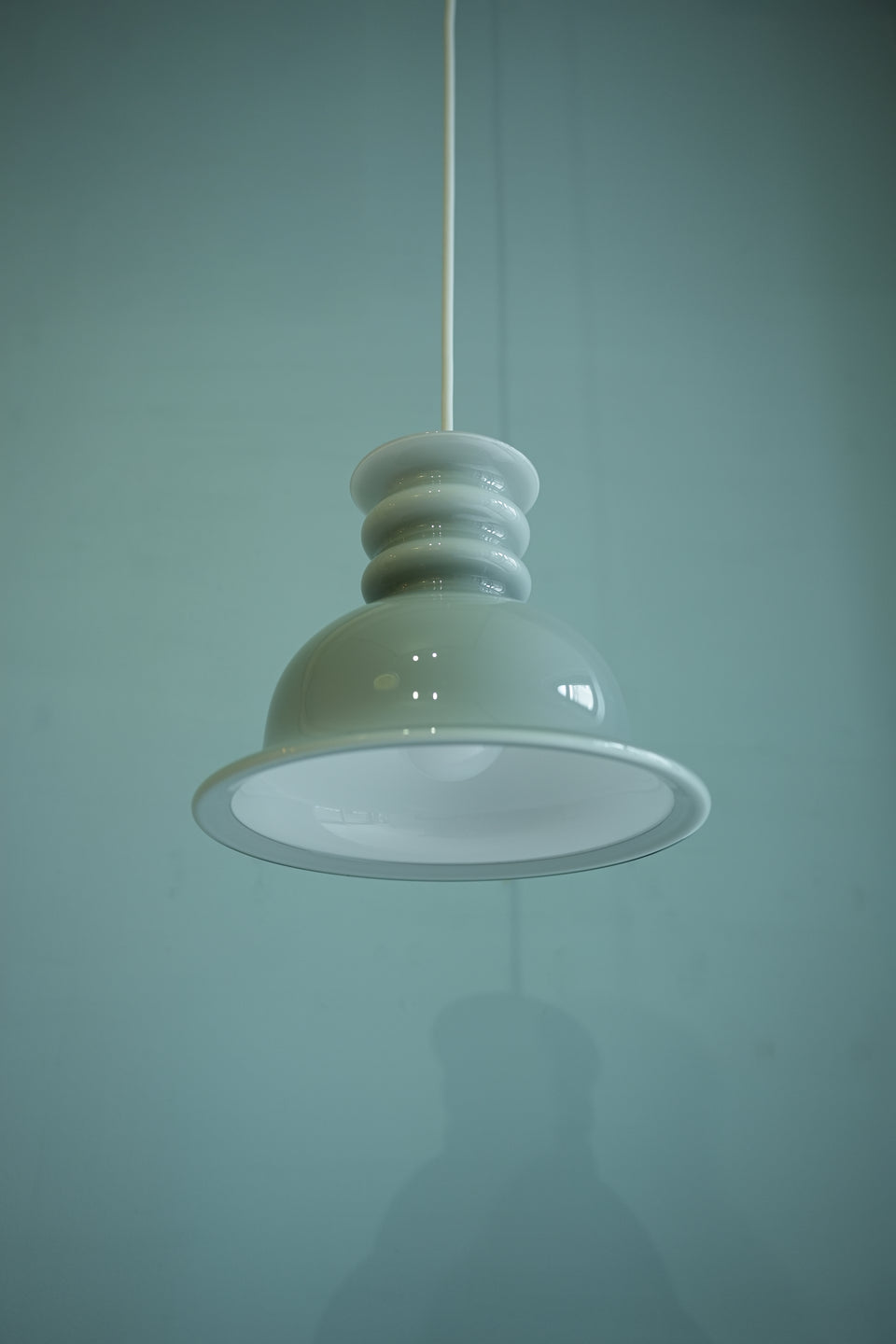 Danish Vintage Kro Holmegaard Pendant Light Gray/デンマークヴィンテージ ホルムガード グレー ペンダントライト 照明