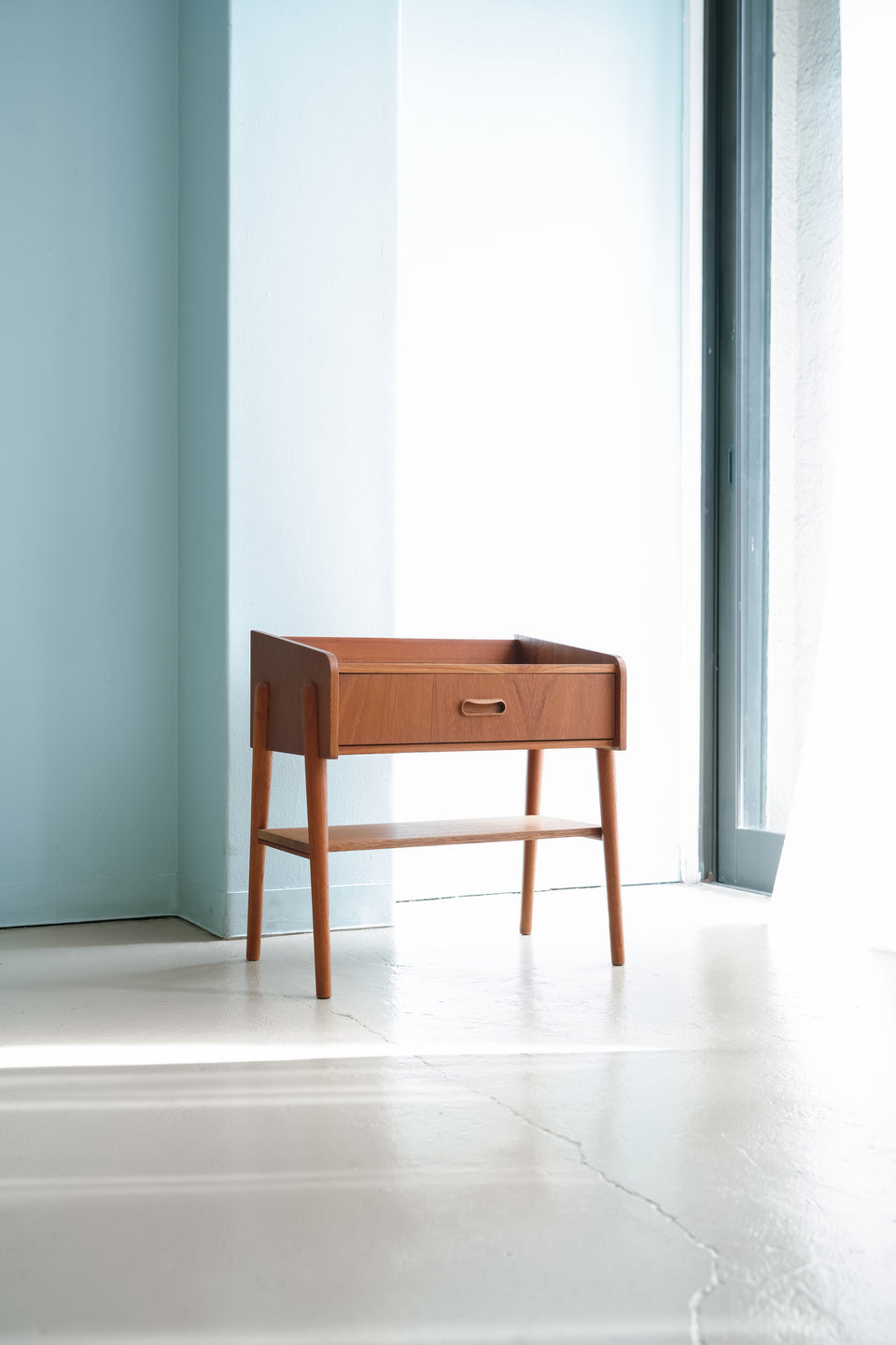 Teak Side Chest Table Danish Vintage/デンマークヴィンテージ サイドチェストテーブル チーク材 北欧家具