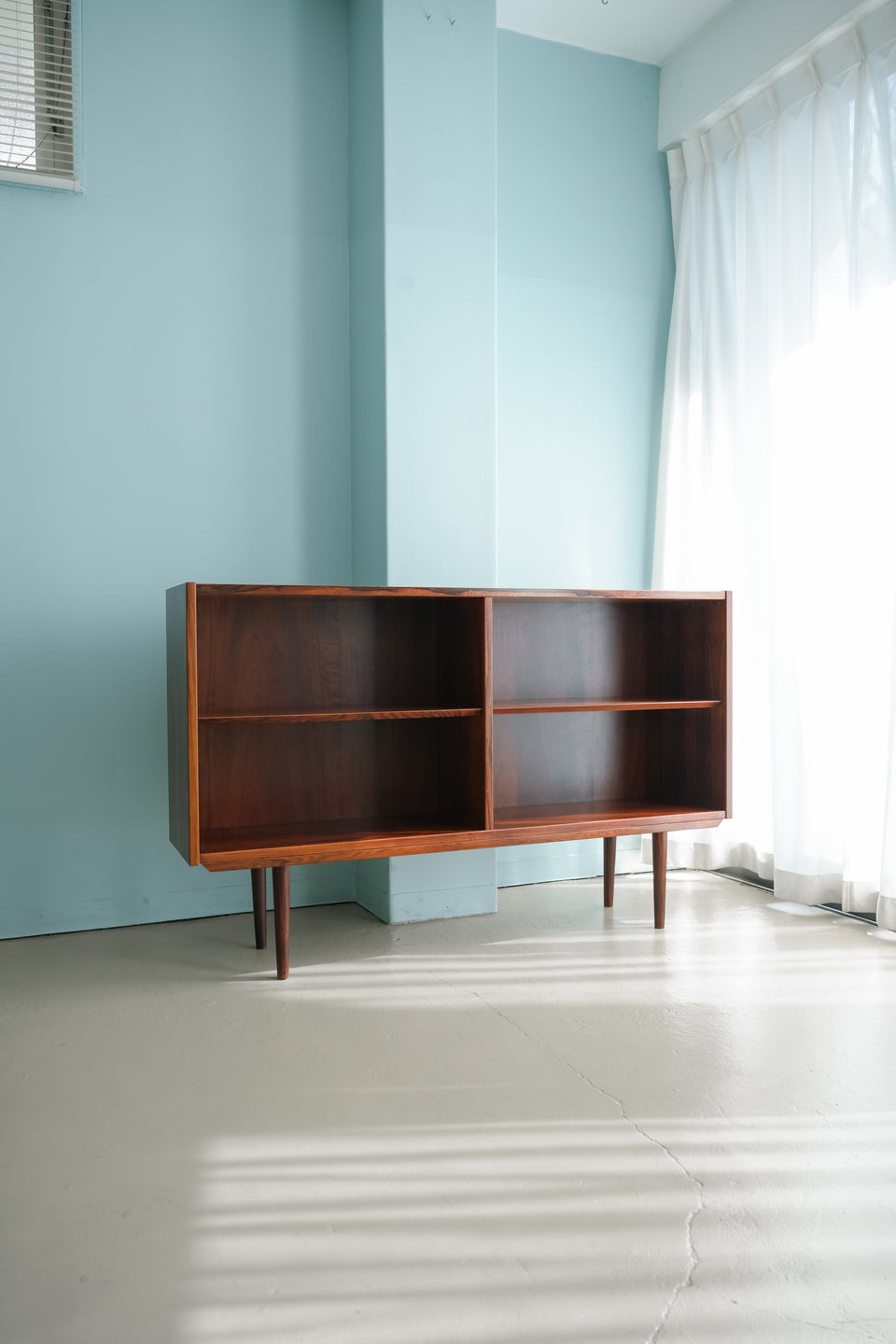 Hundevad & Co. Rosewood Low Bookcase Danish Vintage/デンマークヴィンテージ ブックケース ローズウッド材 北欧家具