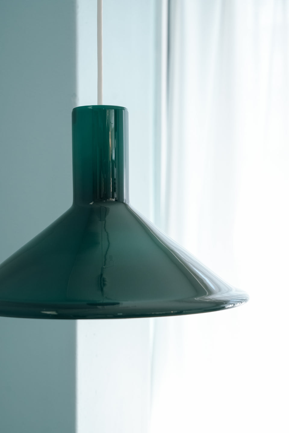 Vintage Holmegaard Pendant Light P&T Green large Michael Bang/ホルムガード ペンダントライト マイケル・バング 照明 デンマークヴィンテージ