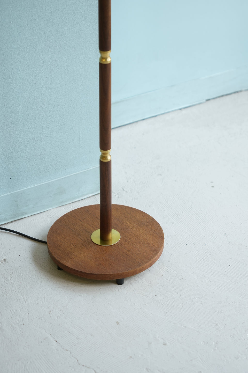 Danish Vintage ES Horn Floor Lamp Model804/デンマークヴィンテージ フロアスタンドライト チーク材 間接照明