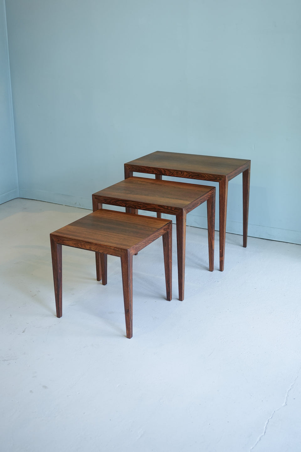 Danish Vintage Haslev Rosewood Nesting Table/デンマークヴィンテージ ハスレヴ ネストテーブル ローズウッド材 北欧家具