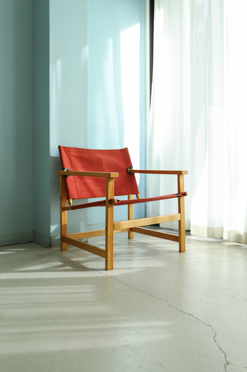 Danish Vintage Hyllinge Møbler Canvas Arm Chair/デンマークヴィンテージ アームチェア ラウンジチェア 北欧家具