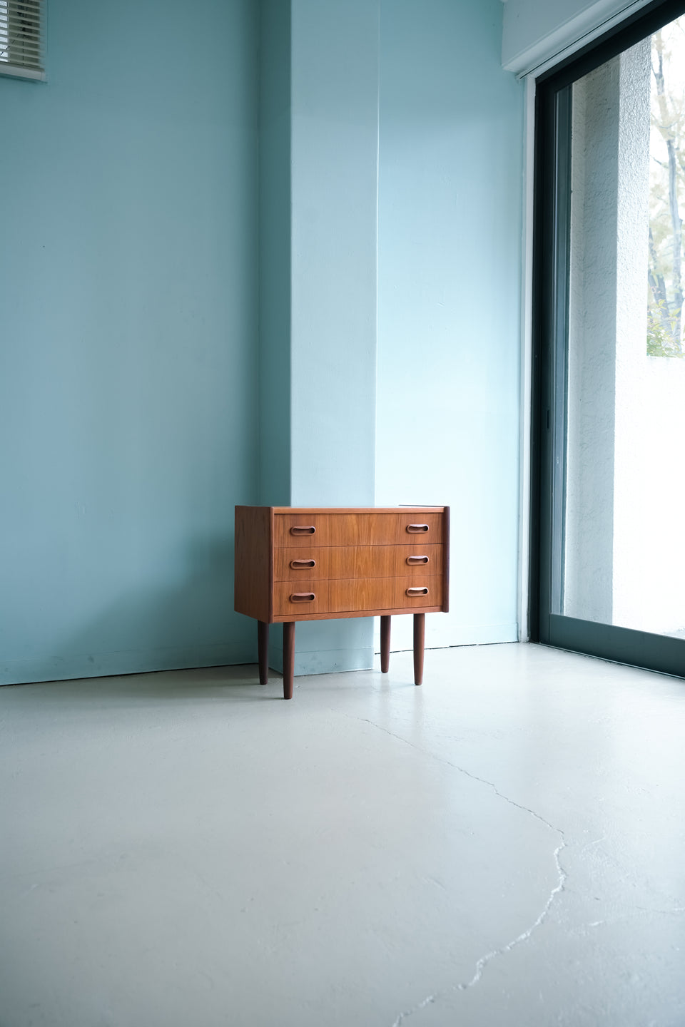 Danish Vintage 3drawer Small Chest Teak/デンマークヴィンテージ スモールチェスト 3段 チーク材