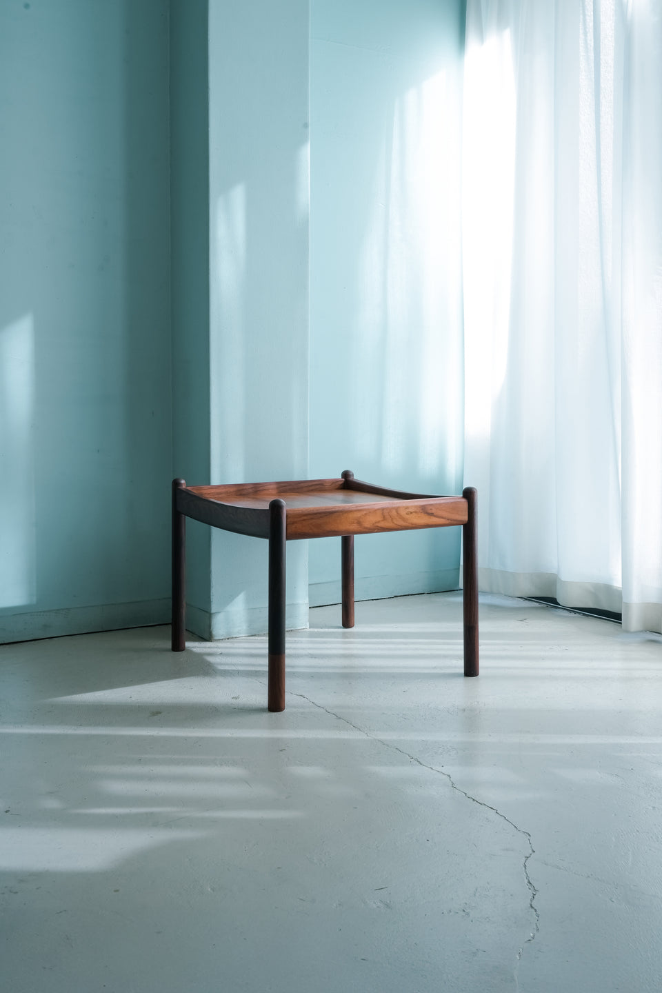 Danish Vintage Rosewood Square Coffee Table/デンマークヴィンテージ コーヒーテーブル ローズウッド材 北欧家具