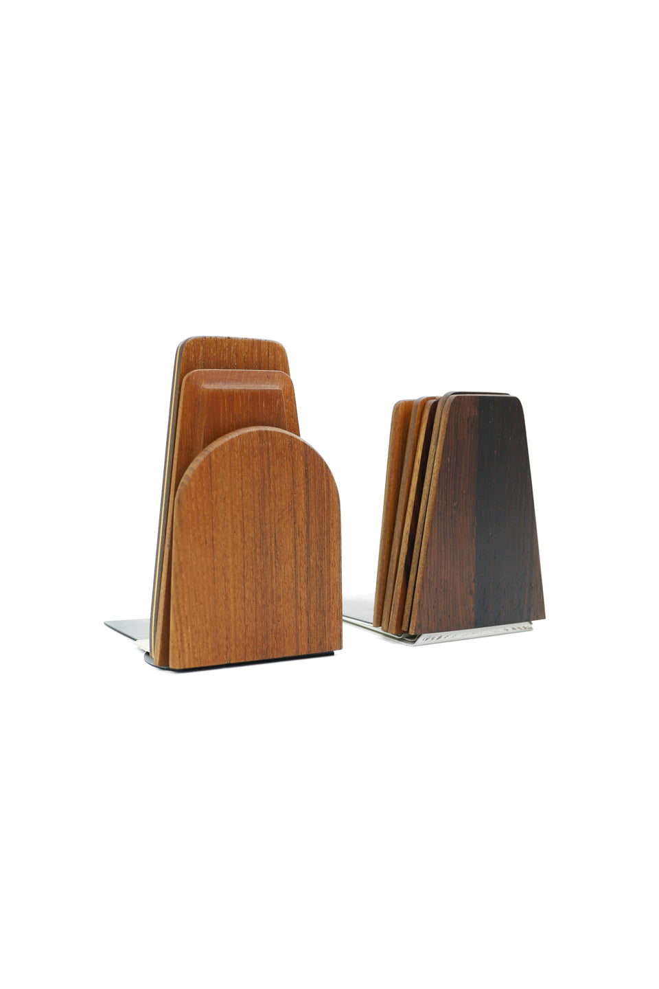Danish Vintage Wooden Bookend Rosewood Teakwood/デンマークヴィンテージ ブックエンド 本立て ローズウッド材 チーク材 北欧インテリア