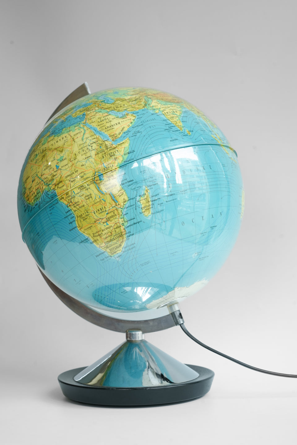 Esselte Combi Globen Globe Lamp/ヴィンテージ 地球儀ランプ デンマーク語