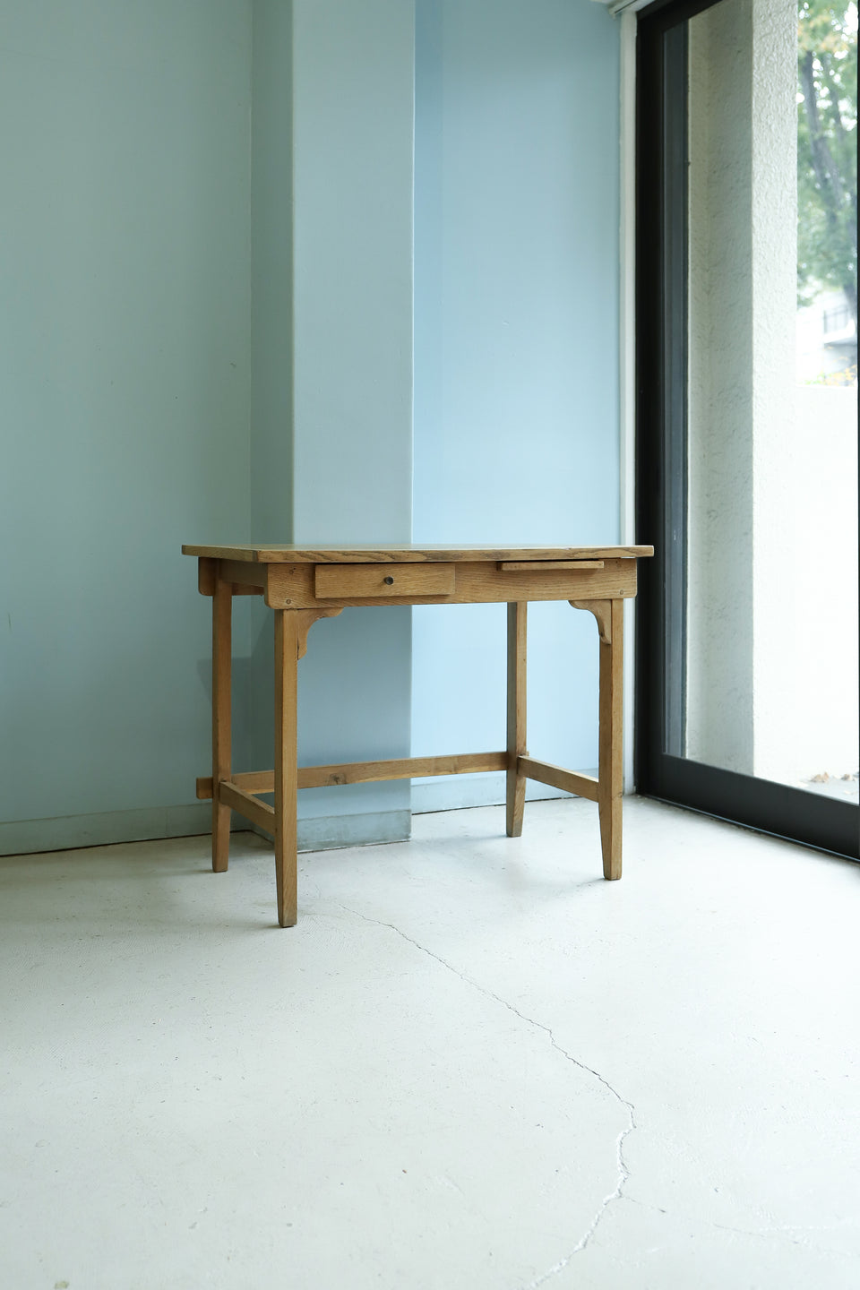 Euro Vintage Desk Oakwood/ヨーロッパヴィンテージ デスク 机 オーク材 シャビーシック