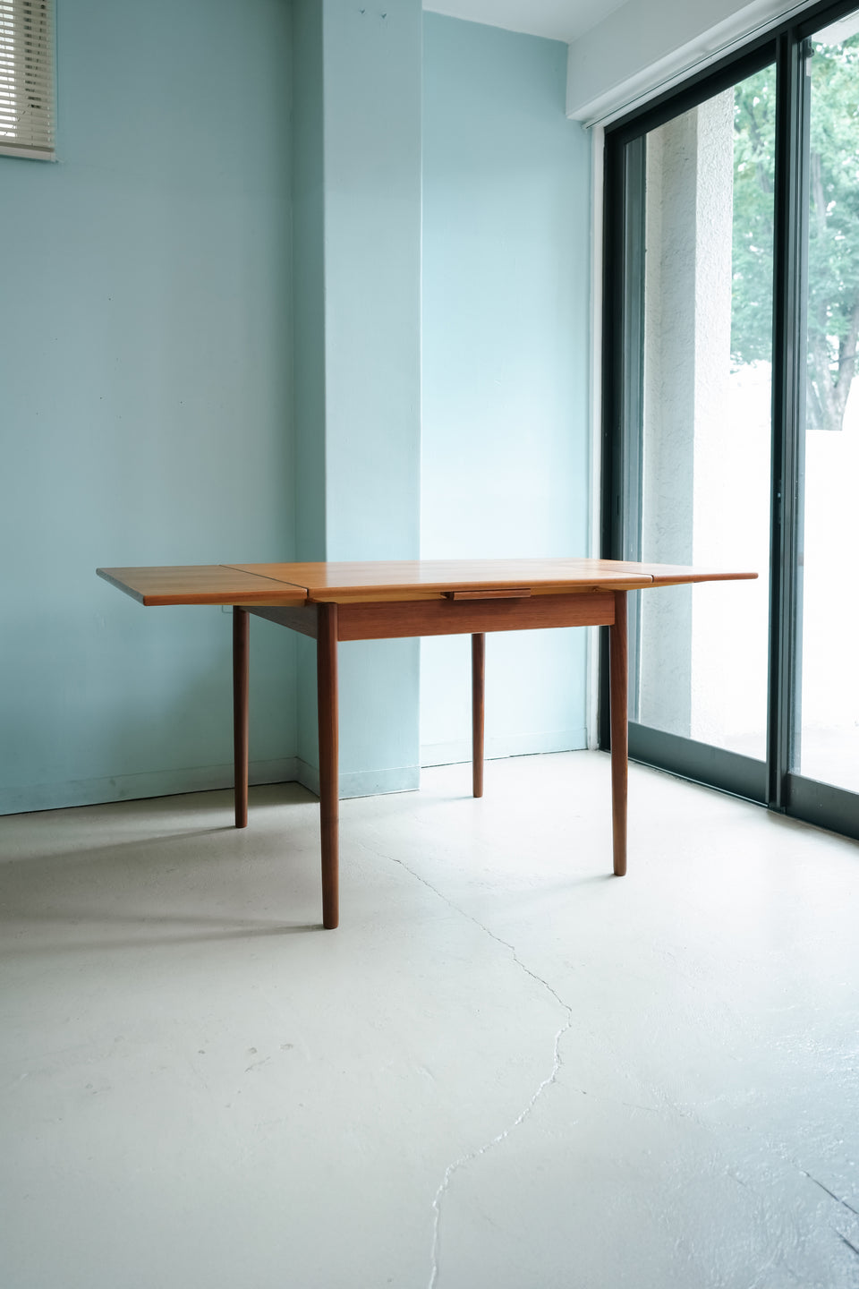 Extension Square Dining Table Teak Danish Vintage/デンマークヴィンテージ エクステンション ダイニングテーブル