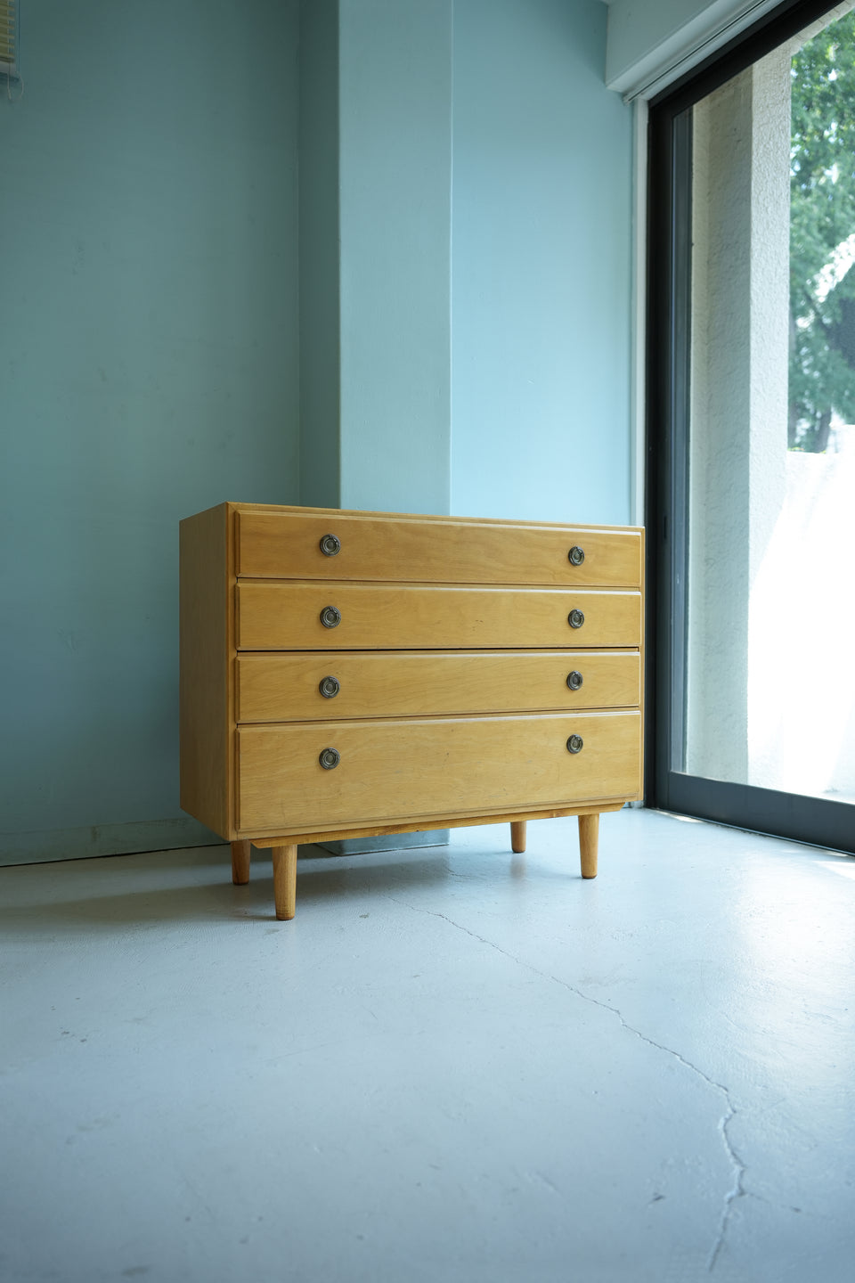 Finnish Vintage Asko Anjala 4drawer Chest Olli Borg/フィンランドヴィンテージ アスコ 4段チェスト オッリ・ボルグ 北欧家具