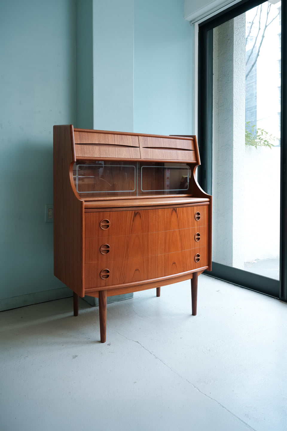 Gunnar Falsig Mobelfabrik Writing Bureau Danish Vintage/デンマークヴィンテージ ライティングビューロー 北欧家具