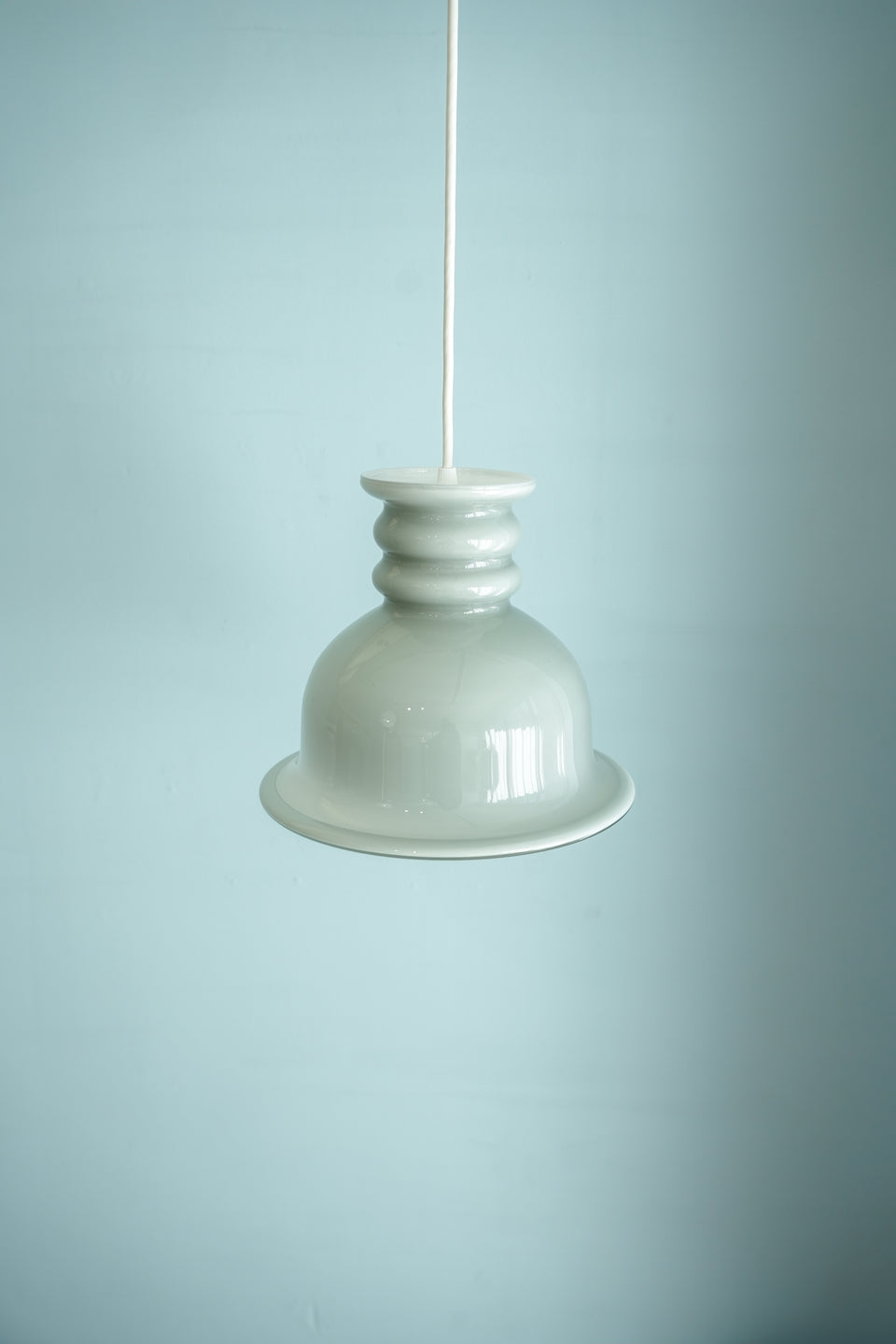 Holmegaard Pendant Light Gray Kro Danish Vintage /ホルムガード グレー 北欧ヴィンテージ ペンダントライト 照明
