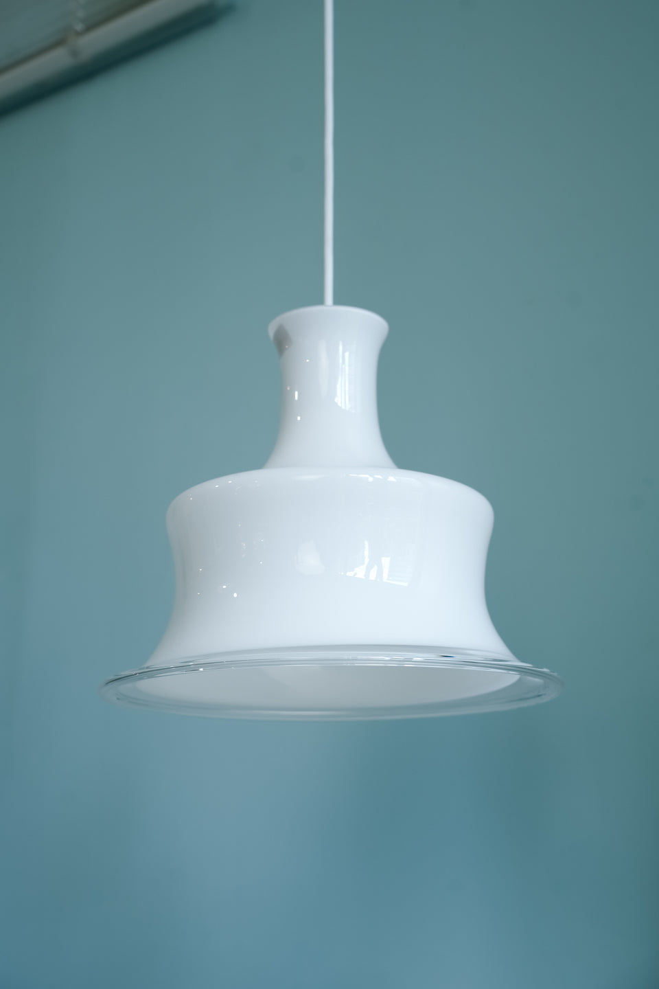 Holmegaard Pendant Light Sonate White/ホルムガード ペンダントライト ソナタ 照明 デンマークヴィンテージ