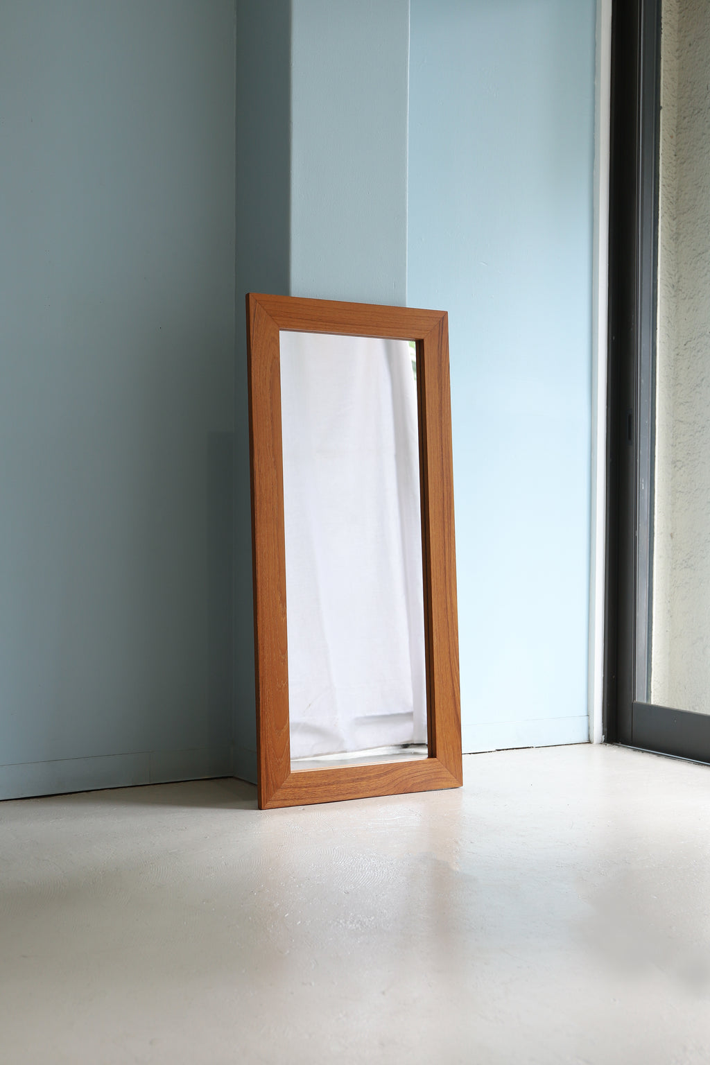 Teak Frame Wall Mirror Danish Vintage/デンマークヴィンテージ ウォールミラー 鏡 チーク材 北欧インテリア