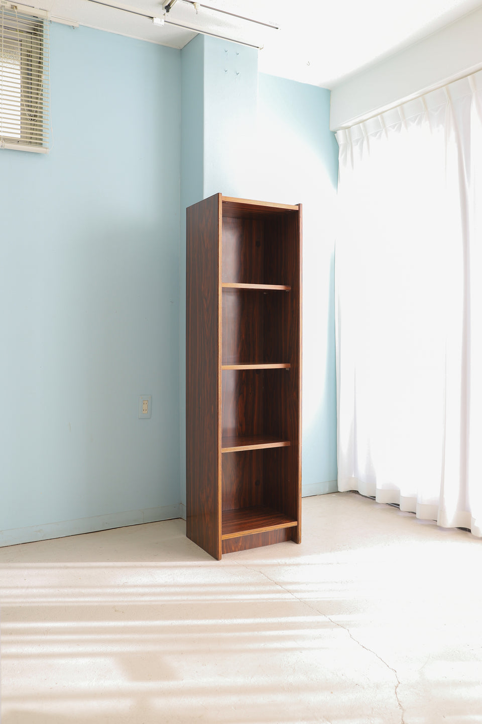 Japanese Vintage Slim Rosewood Bookshelf/ヴィンテージ 剣持勇デザイン研究所 ブックシェルフ 本棚 ローズウッド ジャパニーズモダン