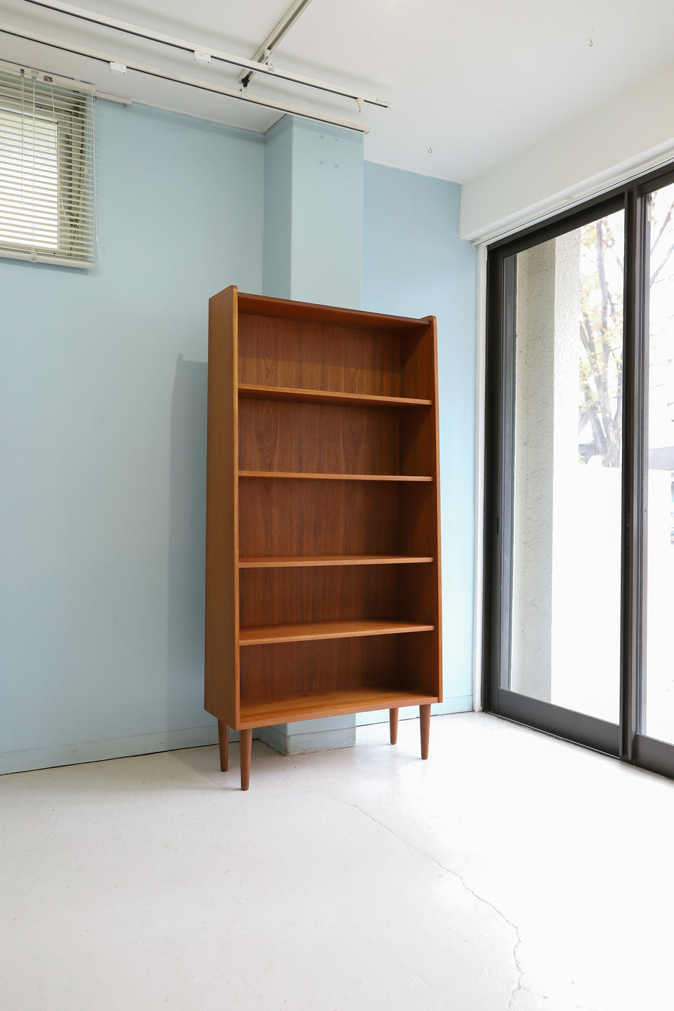 Bookcase High Shelf Danish Vintage/デンマークヴィンテージ ブックケース ハイシェルフ 本棚 チーク材 北欧家具