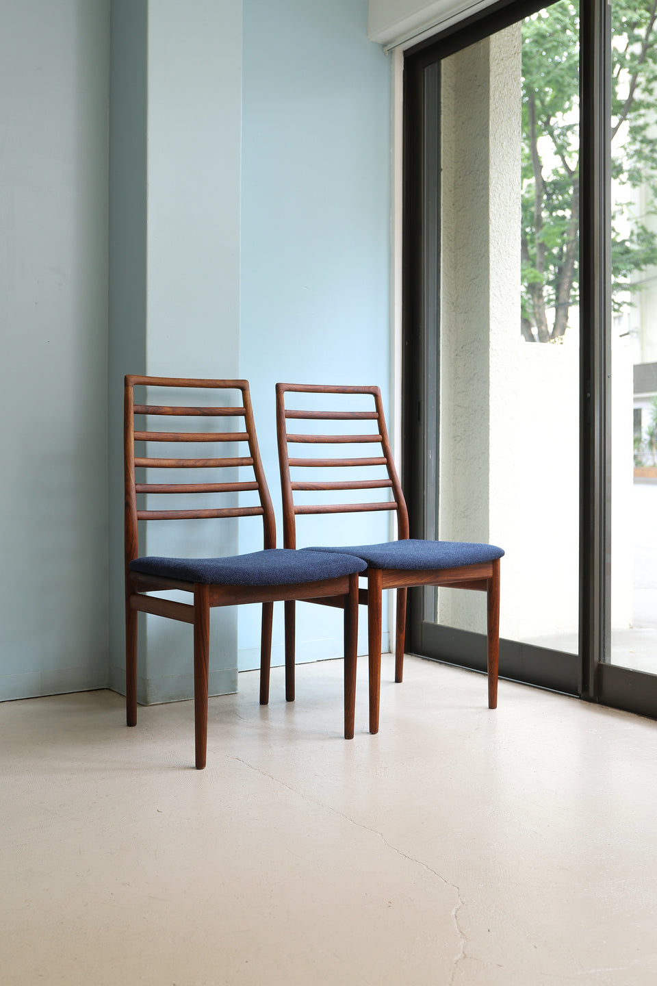 Sorø Stolefabrik High Back Dining Chair Rosewood/デンマークヴィンテージ ダイニングチェア 椅子 ハイバック ローズウッド 北欧家具