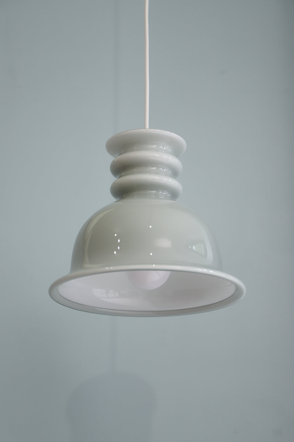 Holmegaard Pendant Light Kro Gray Danish Vintage/デンマークヴィンテージ ホルムガード ペンダントライト シセ・ヴェアナー 照明 北欧インテリア