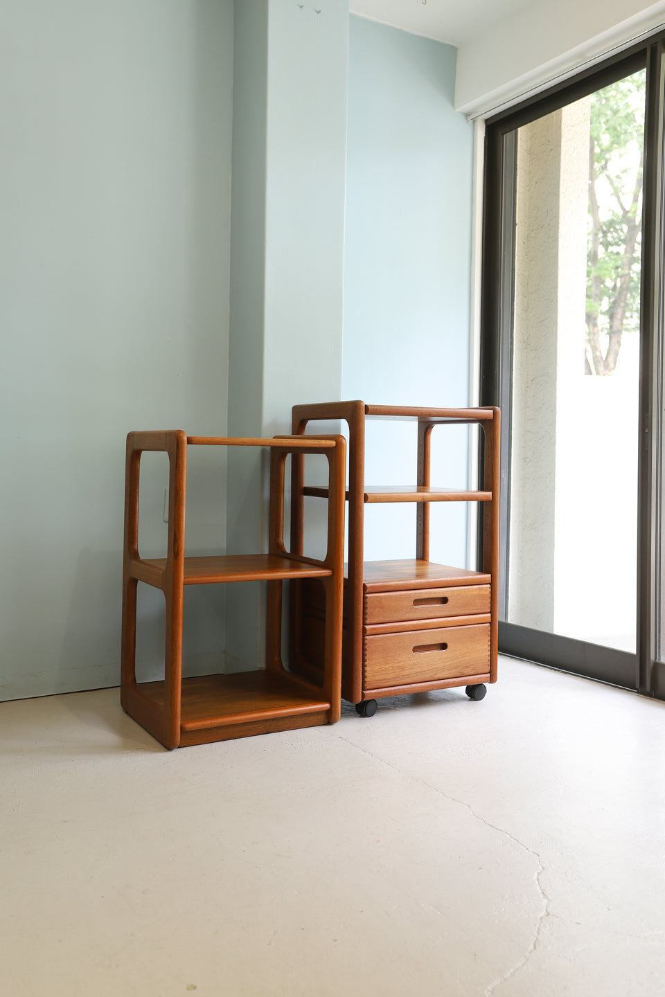 Danish Vintage Teakwood Wagon Shelf/デンマークヴィンテージ ワゴン シェルフ チーク材 北欧家具