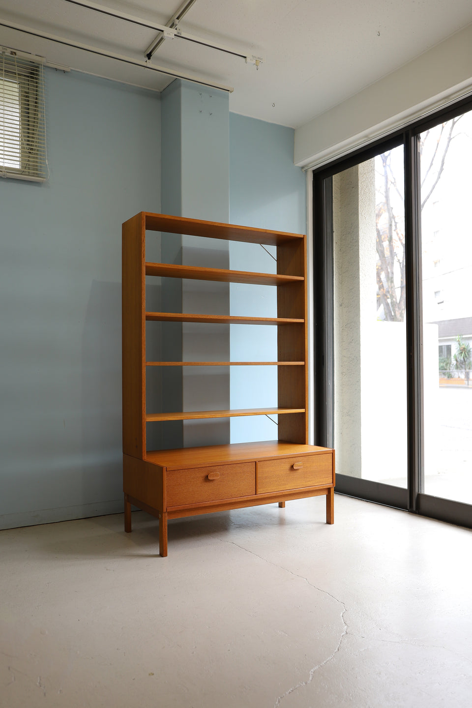 Swedish Vintage ULFERTS Teakwood Bookcase/スウェーデンヴィンテージ ウルファーツ ブックケース シェルフ 北欧家具