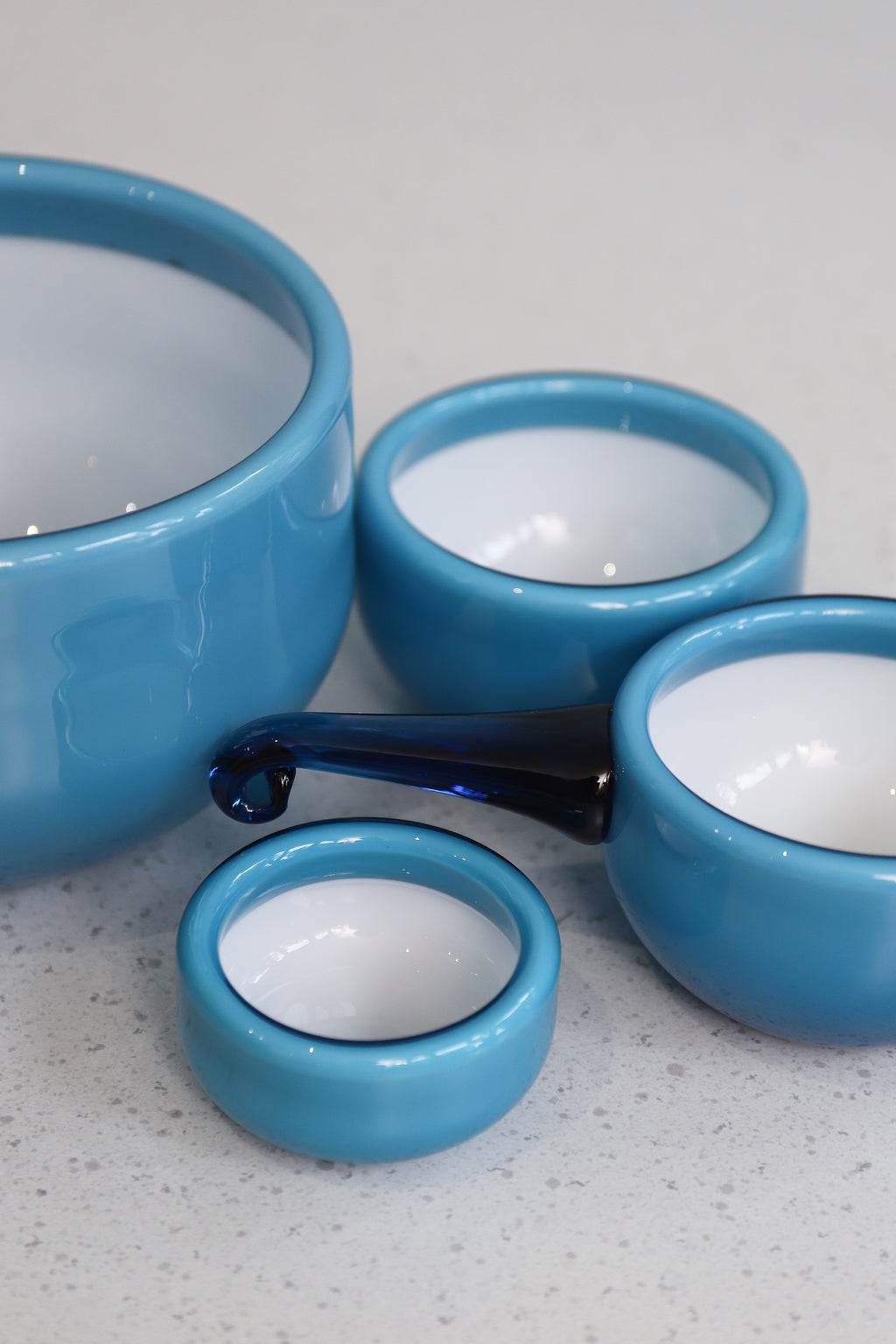 Holmegaard Palet Series Glass Bowl Blue Michael Bang/ホルムガード パレットシリーズ ガラスボウル  デンマーク 北欧ヴィンテージ食器