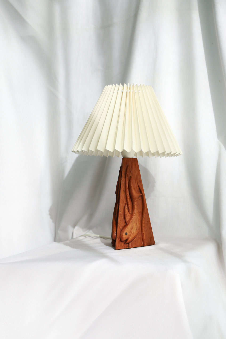 Teakwood Fish Vase Table Lamp Danish Vintage/デンマークヴィンテージ テーブルランプ チーク材 間接照明 北欧インテリア