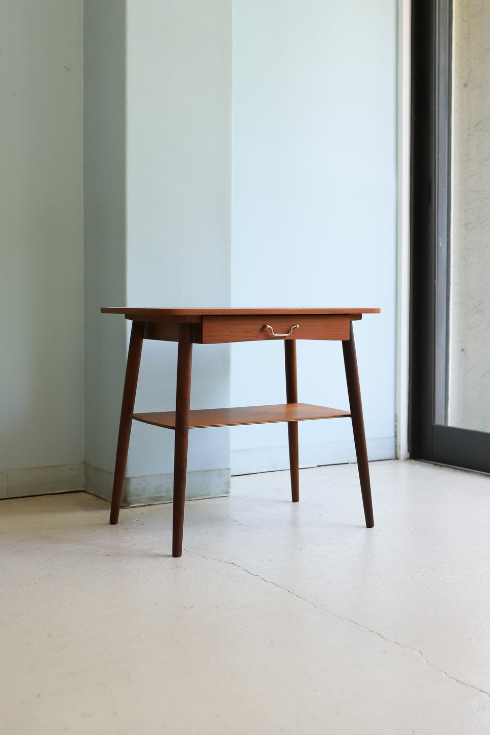 Danish Vintage Side Table with Drawer/デンマークヴィンテージ サイドテーブル 引き出し 北欧家具