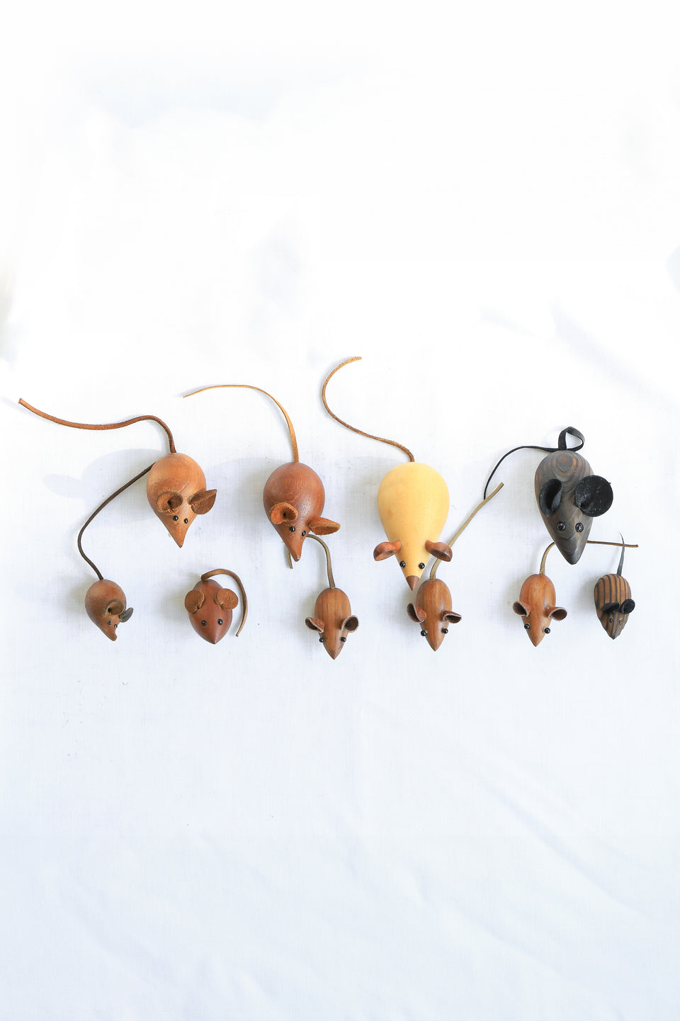 Danish Vintage Wooden Miniature Mouse Objet/デンマークヴィンテージ 木製 ネズミのオブジェ 北欧インテリア