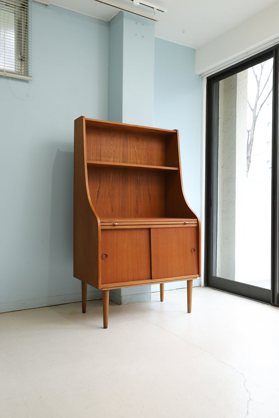 Writing Bureau Bookcase Shelf Danish Vintage/デンマークヴィンテージ ライティングビューロー ブックケース シェルフ 北欧家具