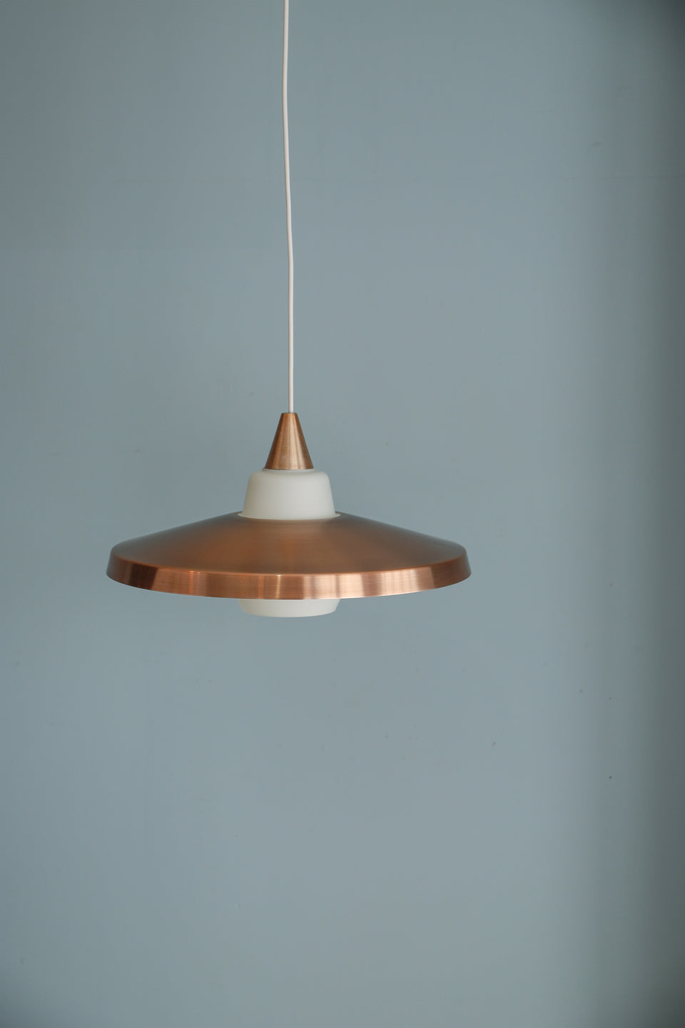 Danish Vintage Copper Glass Pendant Light/デンマークヴィンテージ ペンダントライト コッパー ガラス 照明 北欧インテリア