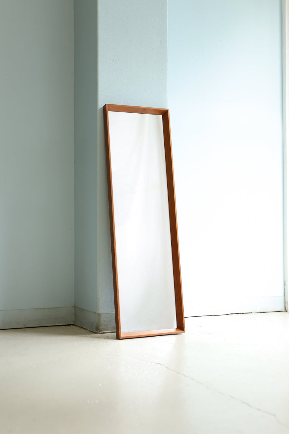 Danish Vintage Wall Mirror Teak Frame/デンマークヴィンテージ ウォールミラー チークフレーム 北欧インテリア