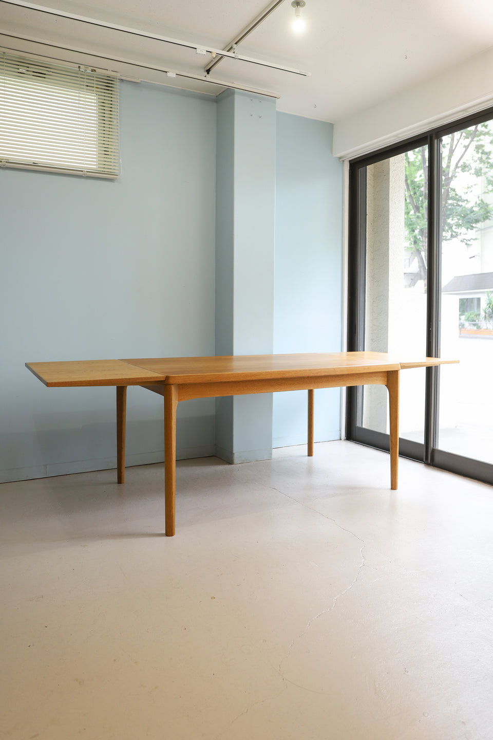 Vejle Stole og Møbelfabrik Extension Dining Table Henning Kjaernulf/デンマークヴィンテージ エクステンション ダイニングテーブル ヘニング・ケアヌルフ オーク材