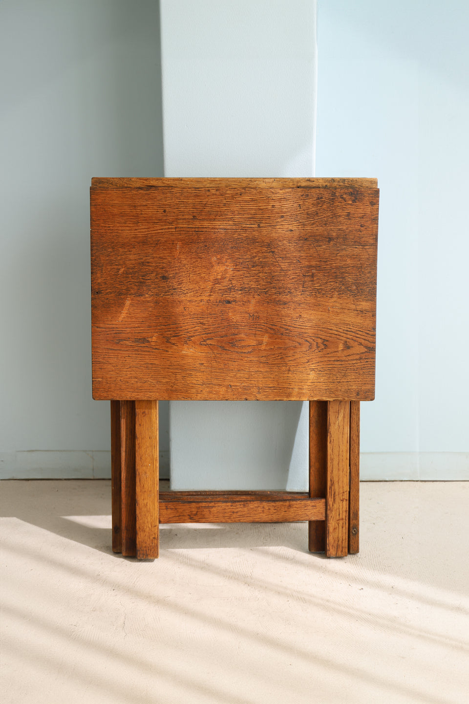 UK Vintage Folding School Desk/イギリスヴィンテージ 折りたたみ スクールデスク 学校机 シャビーシック