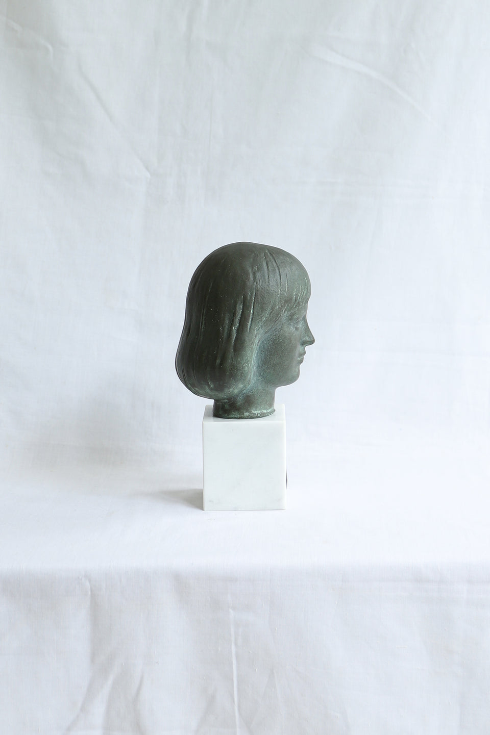Yasutake Funakoshi Bronze Sculpture/舟越保武 ブロンズ像 少女 アンナ ローラ 彫刻