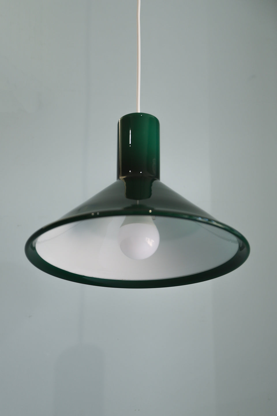 Vintage Holmegaard Pendant Light P&T Green Michael Bang/ホルムガード ペンダントライト マイケル・バング 照明 デンマークヴィンテージ