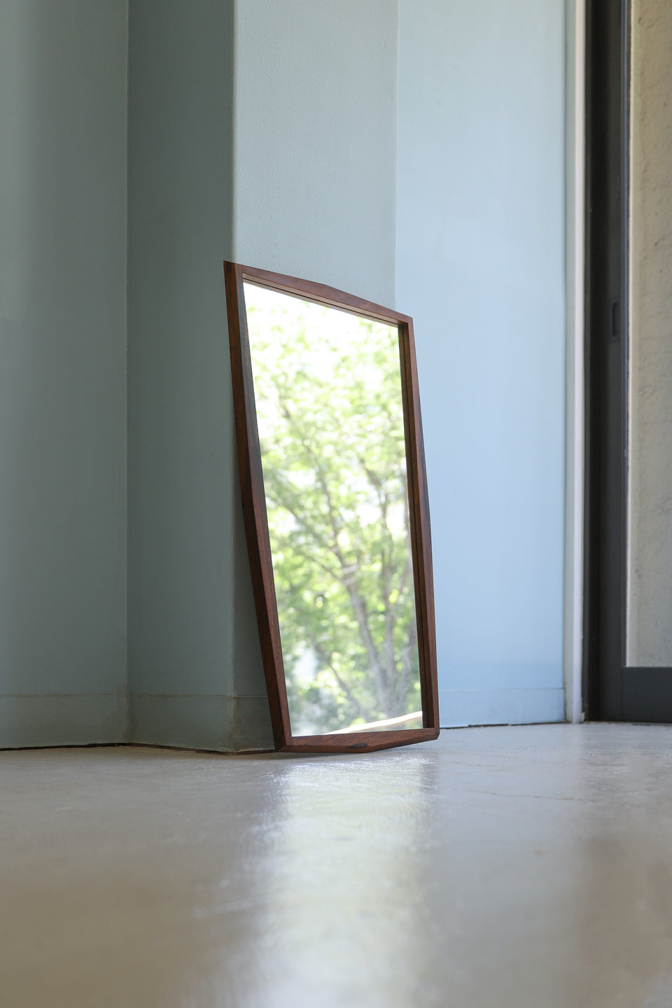 Jansen Spejle Rosewood Frame Wall Mirror Danish Vintage/デンマークヴィンテージ ウォールミラー 鏡 ローズウッド材 北欧インテリア