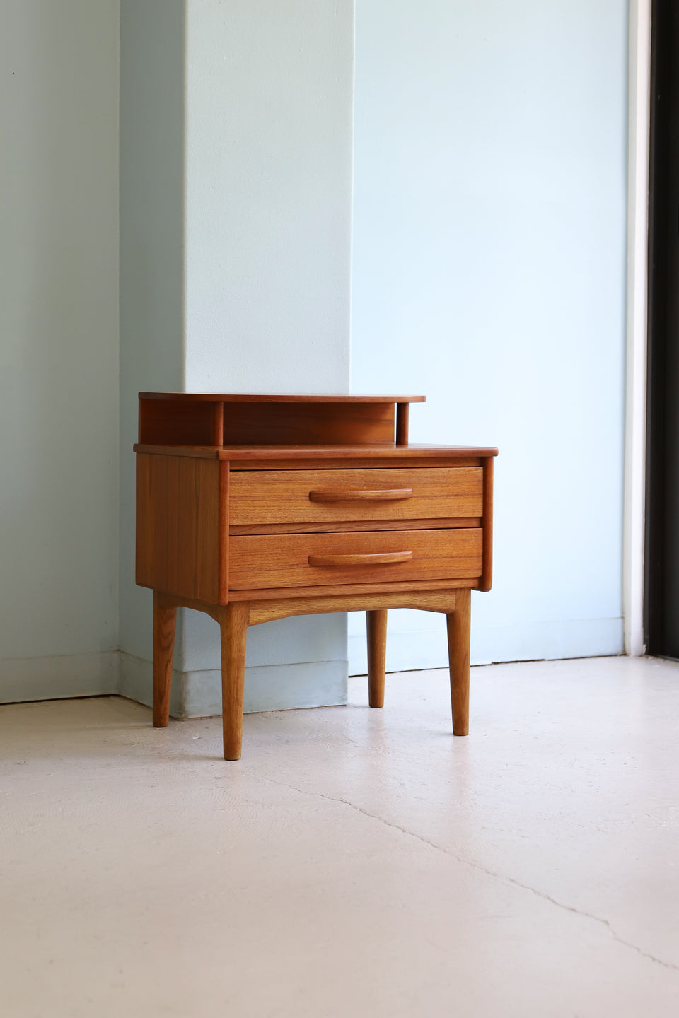 Danish Vintage Bed Side Small Chest/デンマークヴィンテージ ベッドサイド スモールチェスト チーク材 北欧家具