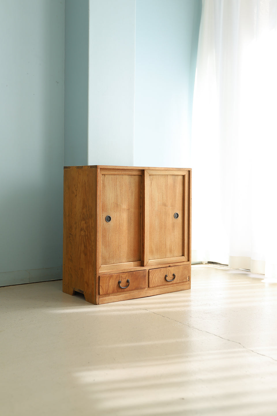 Japanese Vintage Wooden Tea Cabinet/ジャパンヴィンテージ 茶箪笥 キャビネット レトロモダン